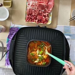 A picture of Mimi's Tteokbokki (Not so Sweet).