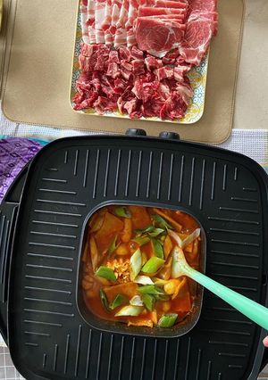 A picture of Mimi's Tteokbokki (Not so Sweet).