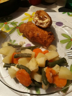 Una foto de Rollitos de pollo relleno
