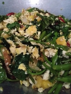 Foto resep Tumis Kangkung Kerupuk Tahu Mantappp