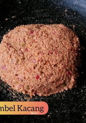 Foto resep Sambel Kacang untuk Rujak Petis/Rujak Kucur dan Krupuk Sambel