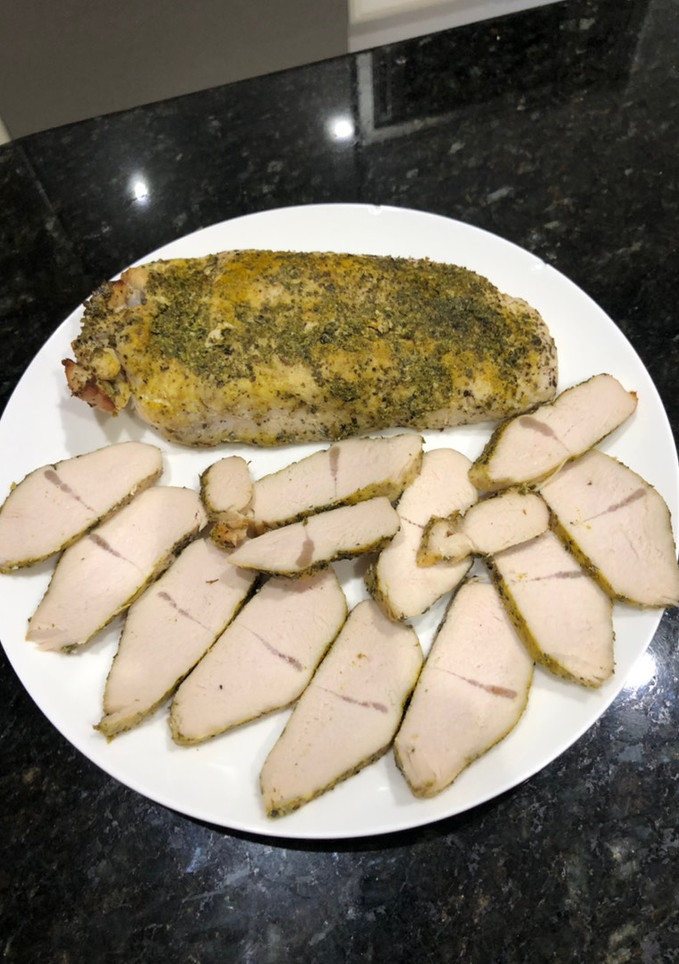 Una foto de Solomillo de Pavo al horno