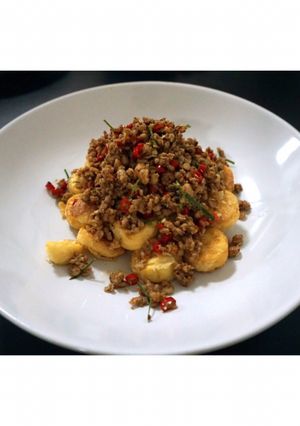 รูปของ เต้าหู้ไข่ผัดหม่าล่า
