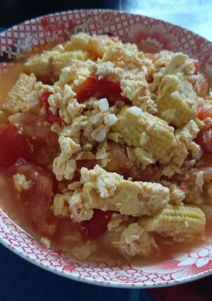 番茄滑蛋 的食譜成品照片