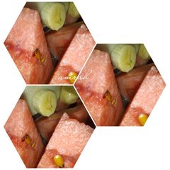 A picture of Watermelon and banana.