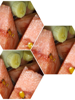 A picture of Watermelon and banana.