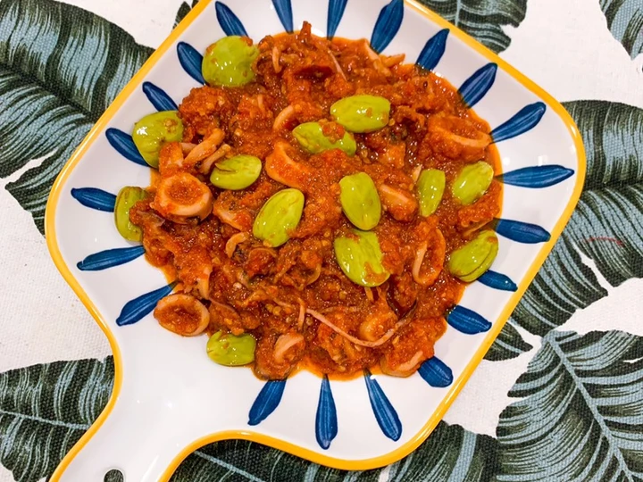 Easy Steps to Prepare Recipes Sambal cumi pete the Can Spoil the Tongue Perfect.