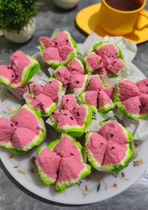 Foto resep Bolu Kukus semangka Mekar