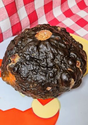Una foto de Zapallo cabutia al horno, modo serendipia 🎃 Roasted kabocha squash serendipity 🧡 ➕ recetita dulce