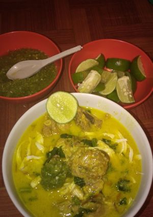 Foto resep Soto ayam santan