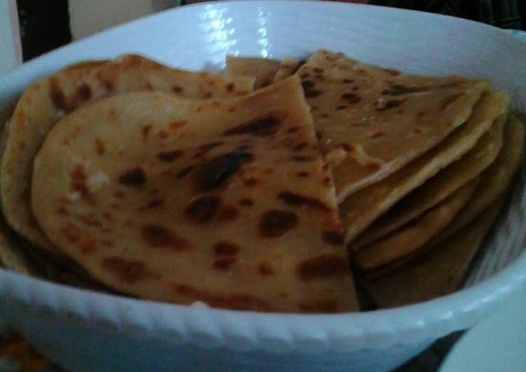 Steps to Prepare Homemade Fried Chapatis