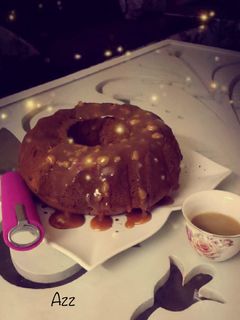 صورة لوصفة كيكه الدخن بالتمر