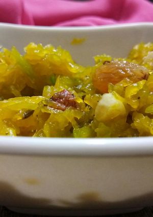 A picture of Pumpkin halwa.