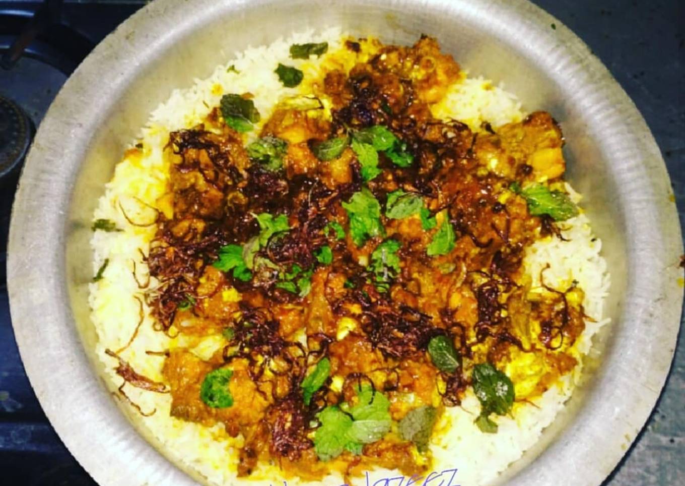 Chicken tikka biryani
