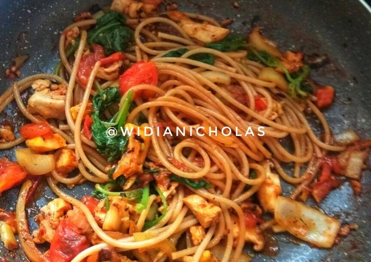 Resep Chicken Spaghetti, Bikin Ngiler