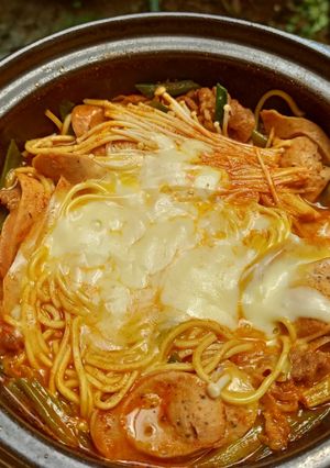 Foto resep Rabokki (Ramen Tteokbokki)