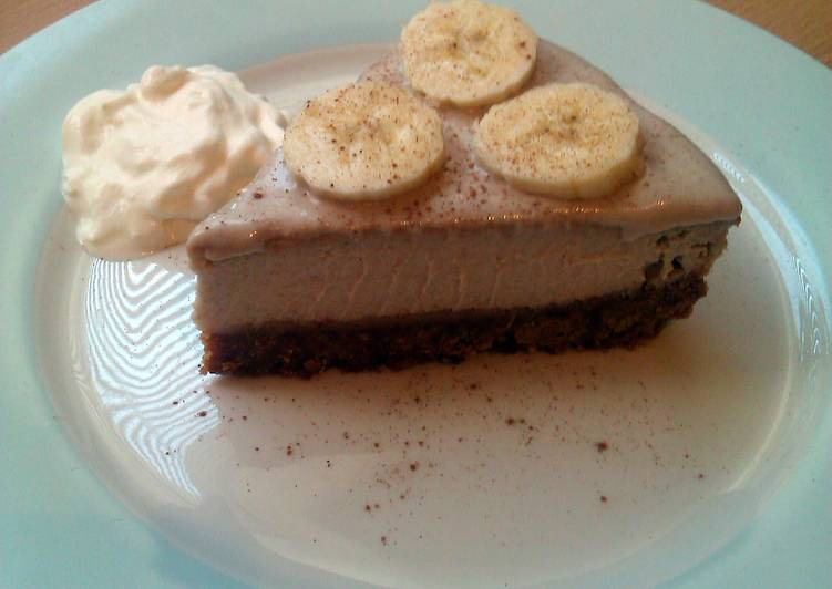 Vickys Amazing Banana Cheesecake, (contains cashews) GF DF EF SF