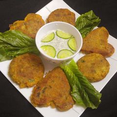 A picture of Beef shami kabab.
