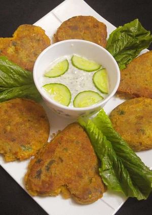 A picture of Beef shami kabab.