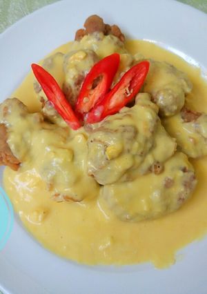 Foto resep Salted egg yolk chicken