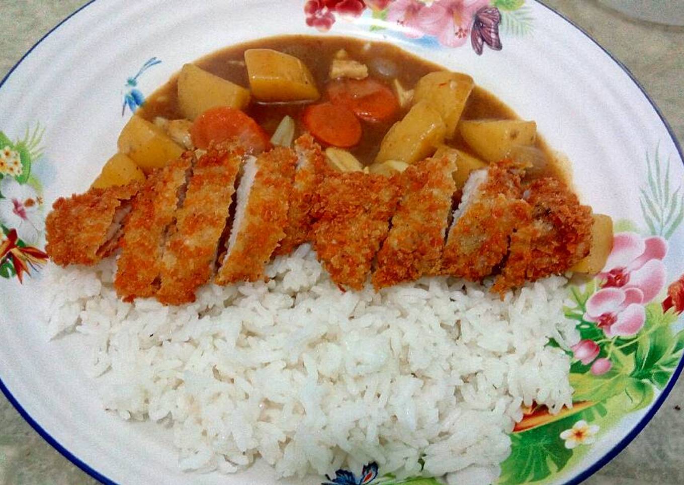 Butaniku curry rice ala merlin