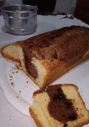 Una foto de Budín marmolado