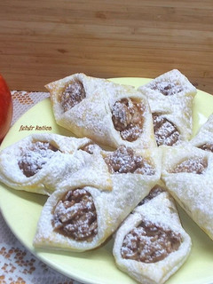Almás - diós papucs recept fotója