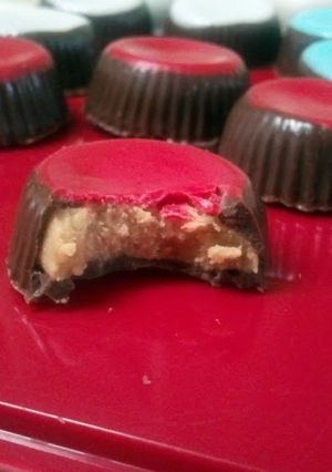A picture of Patriotic peanut butter cups.
