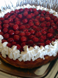 A picture of Cherry Swirl Cheesecake.