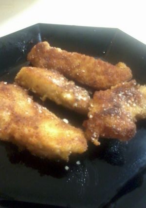 A picture of Alexas always italian chicken cutlets.