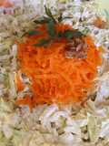 Ensalada de repollo con nueces