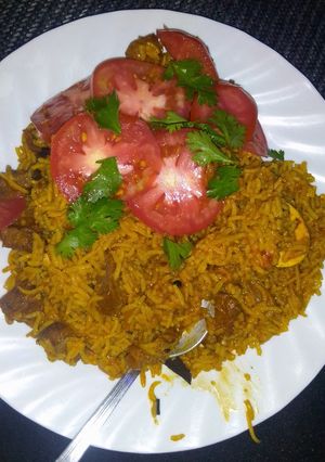 A picture of Yummlicious pilau.