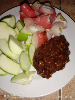 Foto resep Rujak buah sederhana