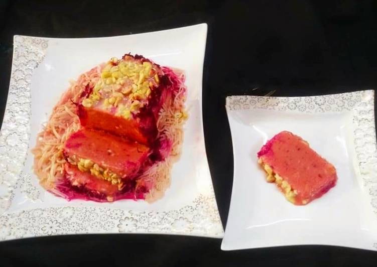 Easiest Way to Prepare Perfect Beetroot Peanut Kulfi