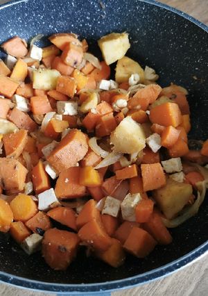Une photo de Wok aux légumes d'automne