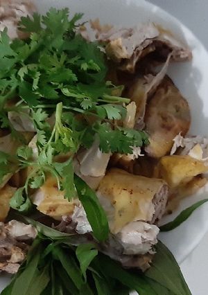 Hình của món Cơm gà Hội An.