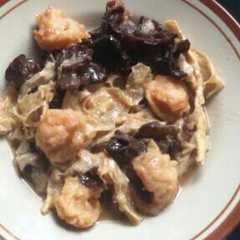 รูปของ Tumis Kembang Tahu, Jamur dan Baso Udang