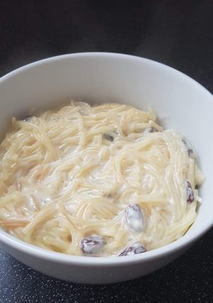 O poză a rețetei Seviyan Kheer sau Vermicelli Kheer.