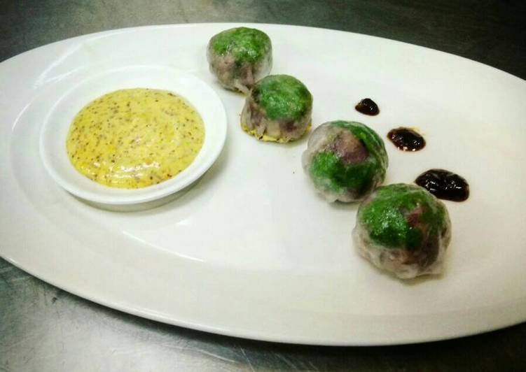 Kidney bean stuffed Crystal Dumpling