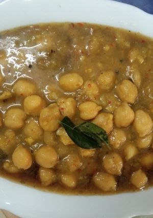 A picture of Sweet Tamarind  Chutney  Chole Recipe.