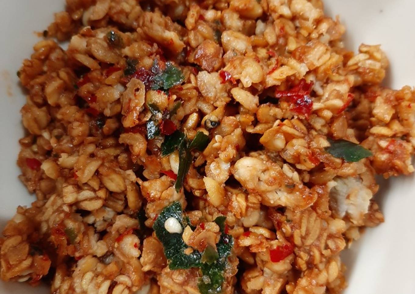 Tempe Penyet Sambal Kencur