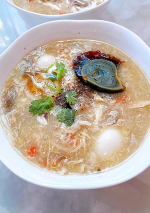 Hình của món Súp cua trứng bắc thảo.