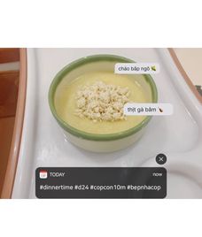 cháo gà ngô