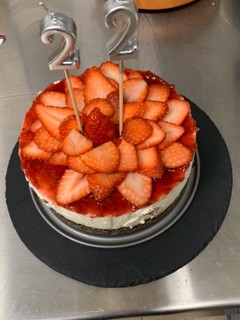 Una foto de Tarta de queso sin horno con galletas oreo