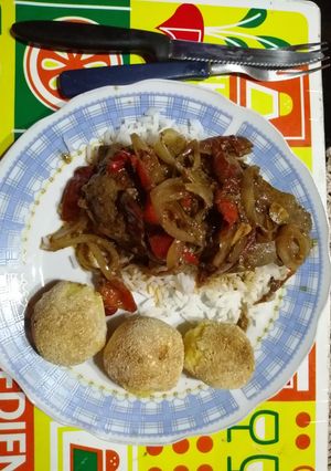 Una foto de Bifes de hígado