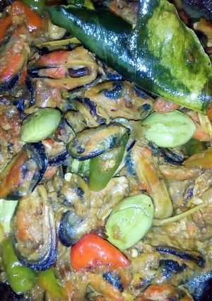 Foto resep Tumis kerang kupas +pete /kerang pelangi