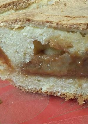 Una foto de Torta tía Carola 🍥para sacarse el gusto de dulce de leche