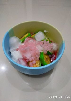 Foto resep Es pisang ijo