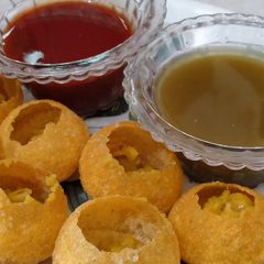 A picture of Paani puri.