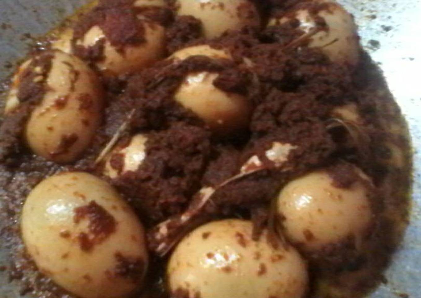 Rendang Telur Khas Padang